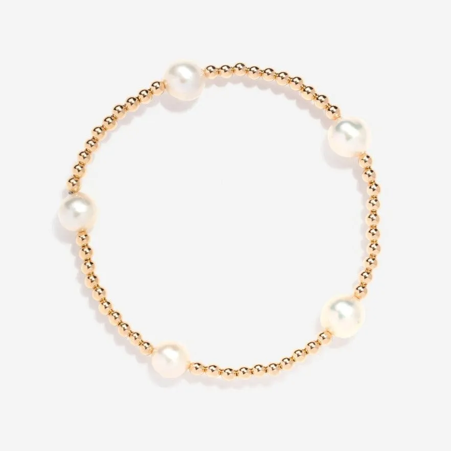 3mm Bead Multi-Pearl Bracelet