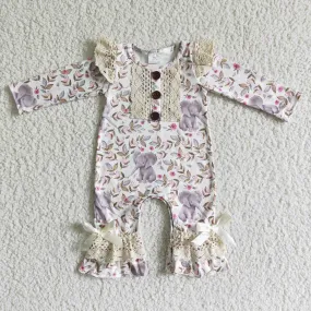 6 A1-26 girl winter long sleeve elephant romper-promotion 2023.12.9