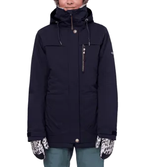 686 Women's Spirit Insulated Snowboard Jacket Black Geo Jacquard 2024