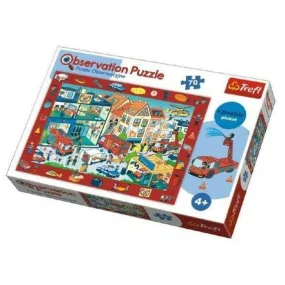 70-Piece Visit the Fire Station Jigsaw Puzzle Set