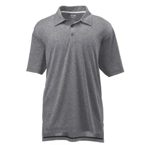 adidas Golf Men's ClimaLite Grey S/S Heather Polo