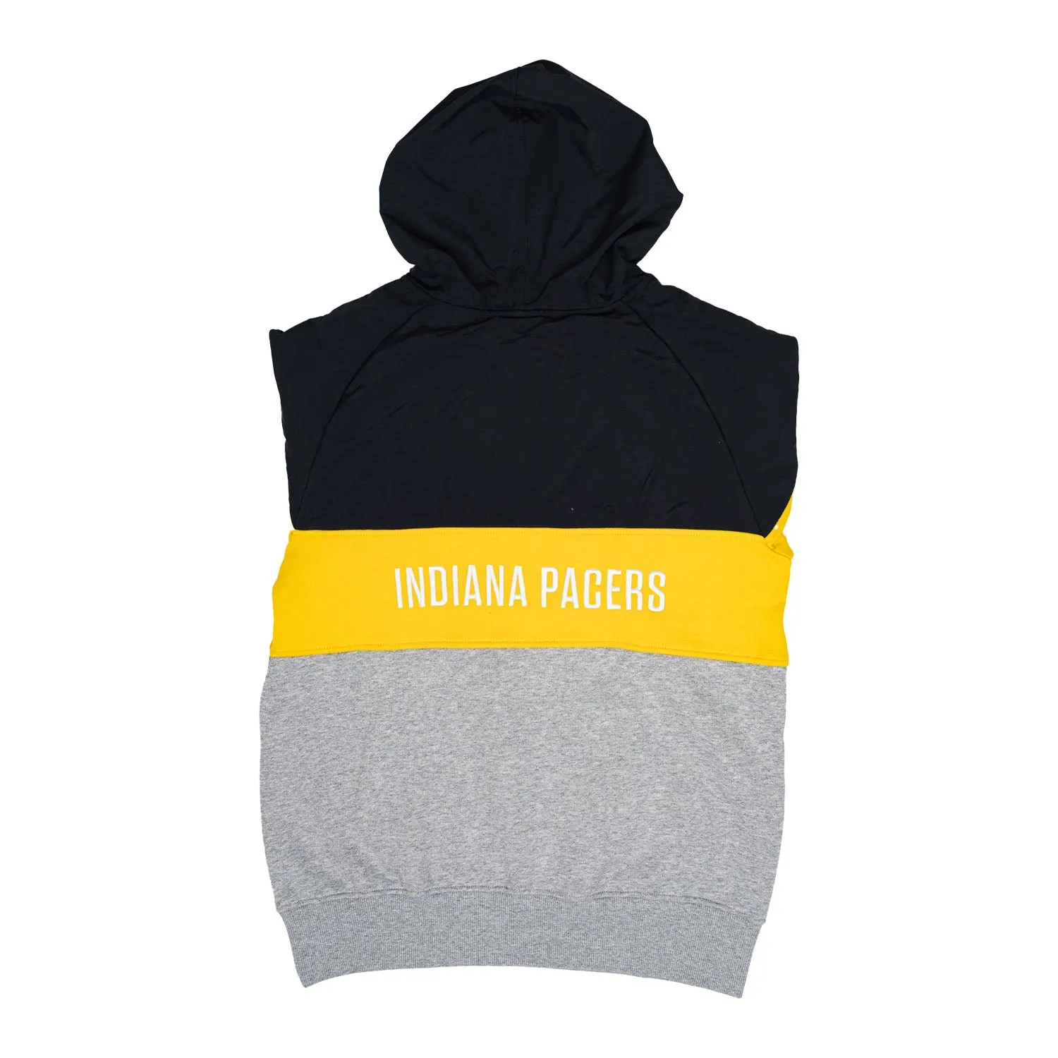 Adult Indiana Pacers 1/4 Zip Hooded Sweatshirt in Grey by New Era