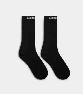 AH Crew Sock | Black AHA231-05