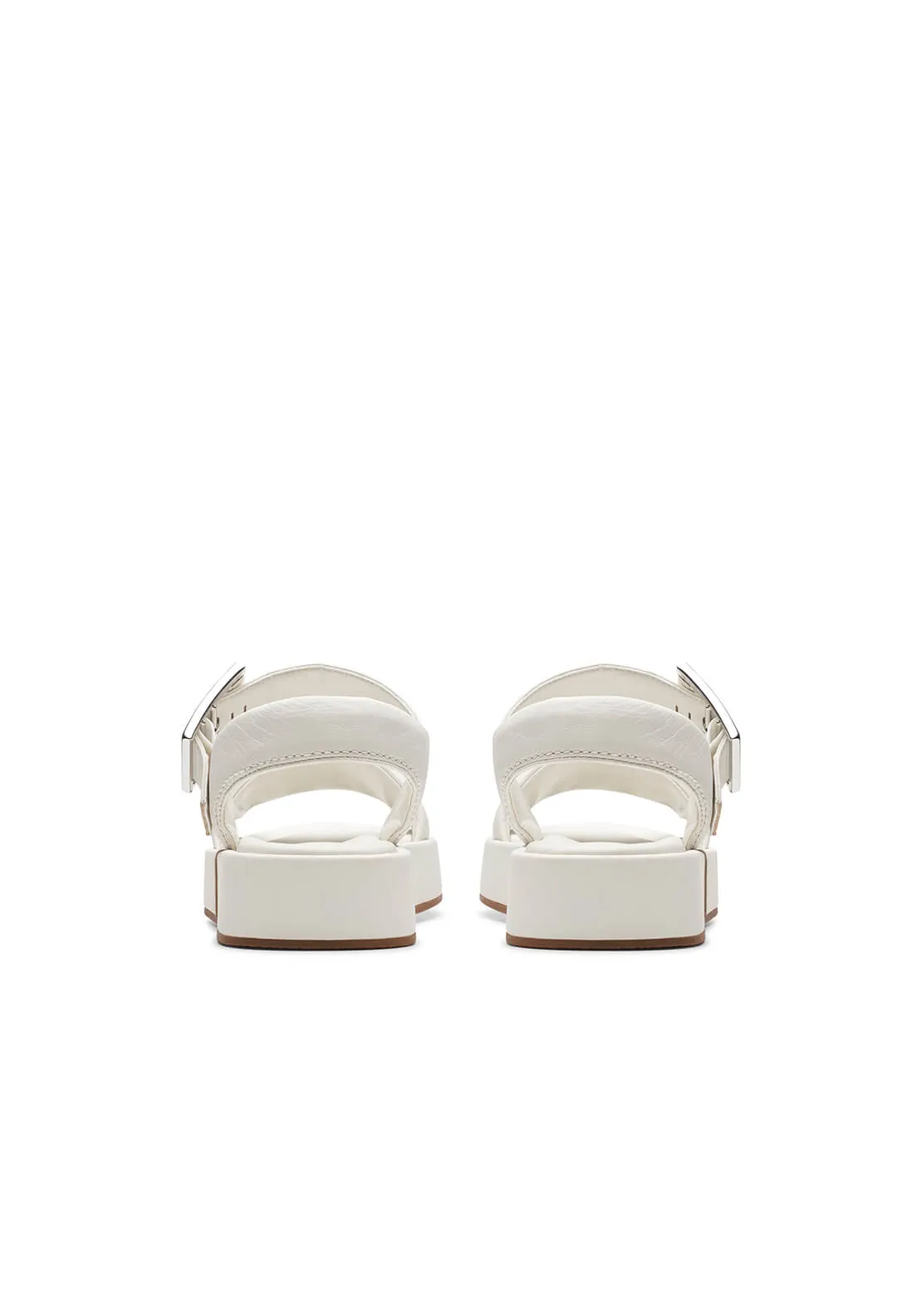 Alda Strap Sandal - White