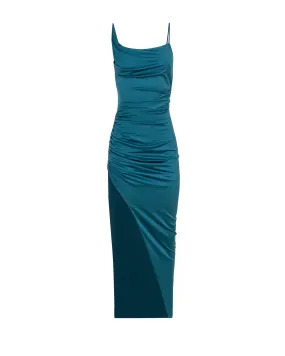 Aquamarine slip style maxi dress