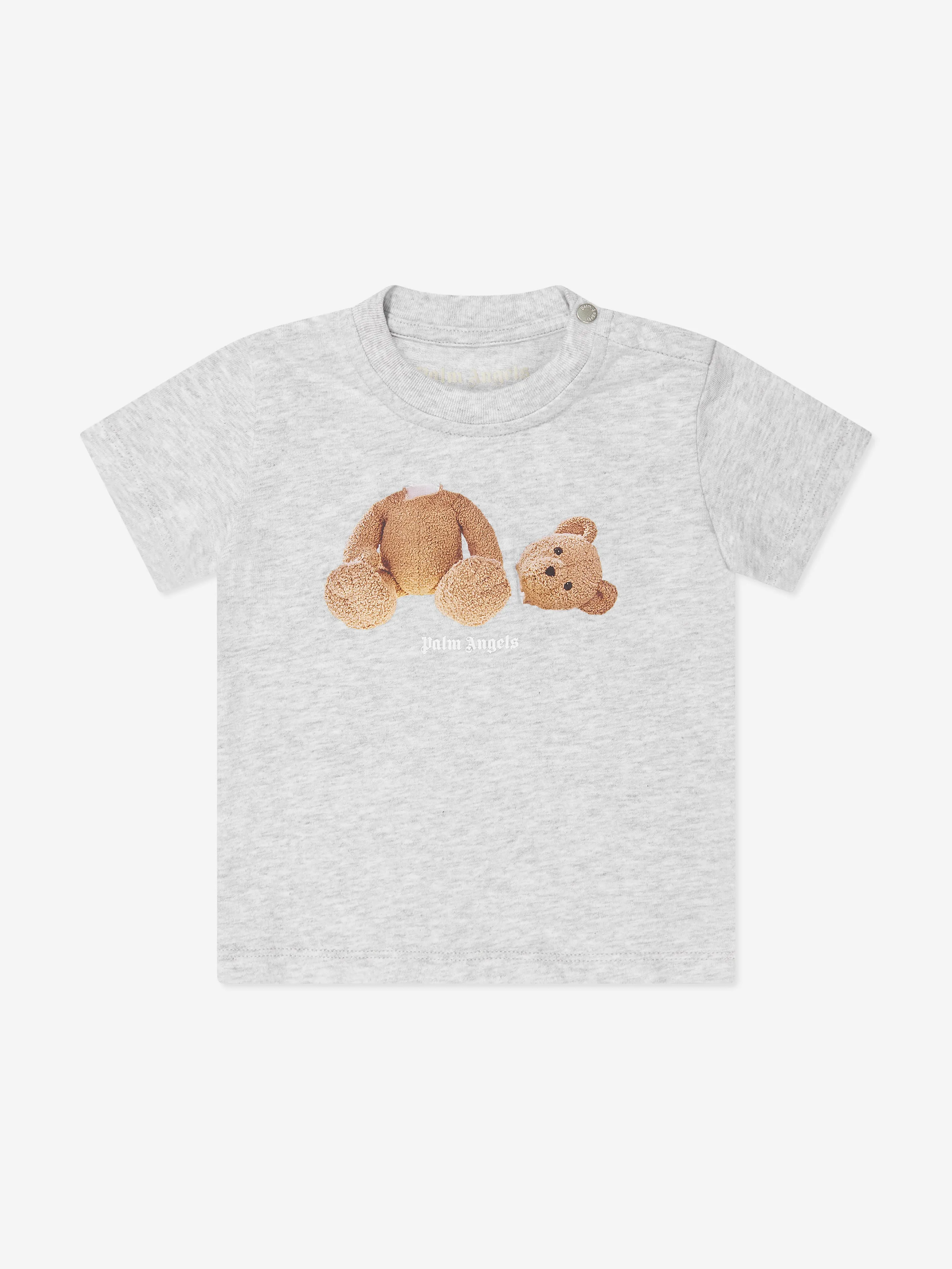 Baby Boys Bear T-Shirt in Grey