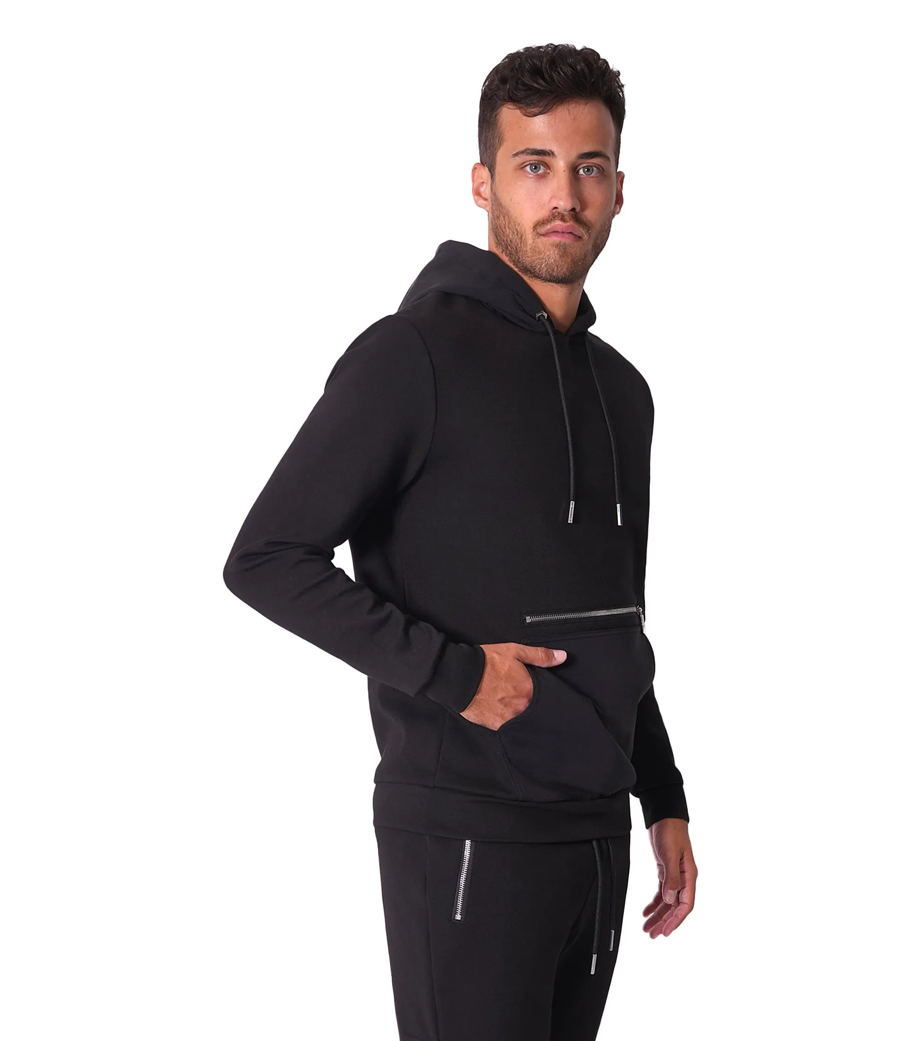 Bertigo Athletic Wear | Albury Zip Top Pocket Hoodie