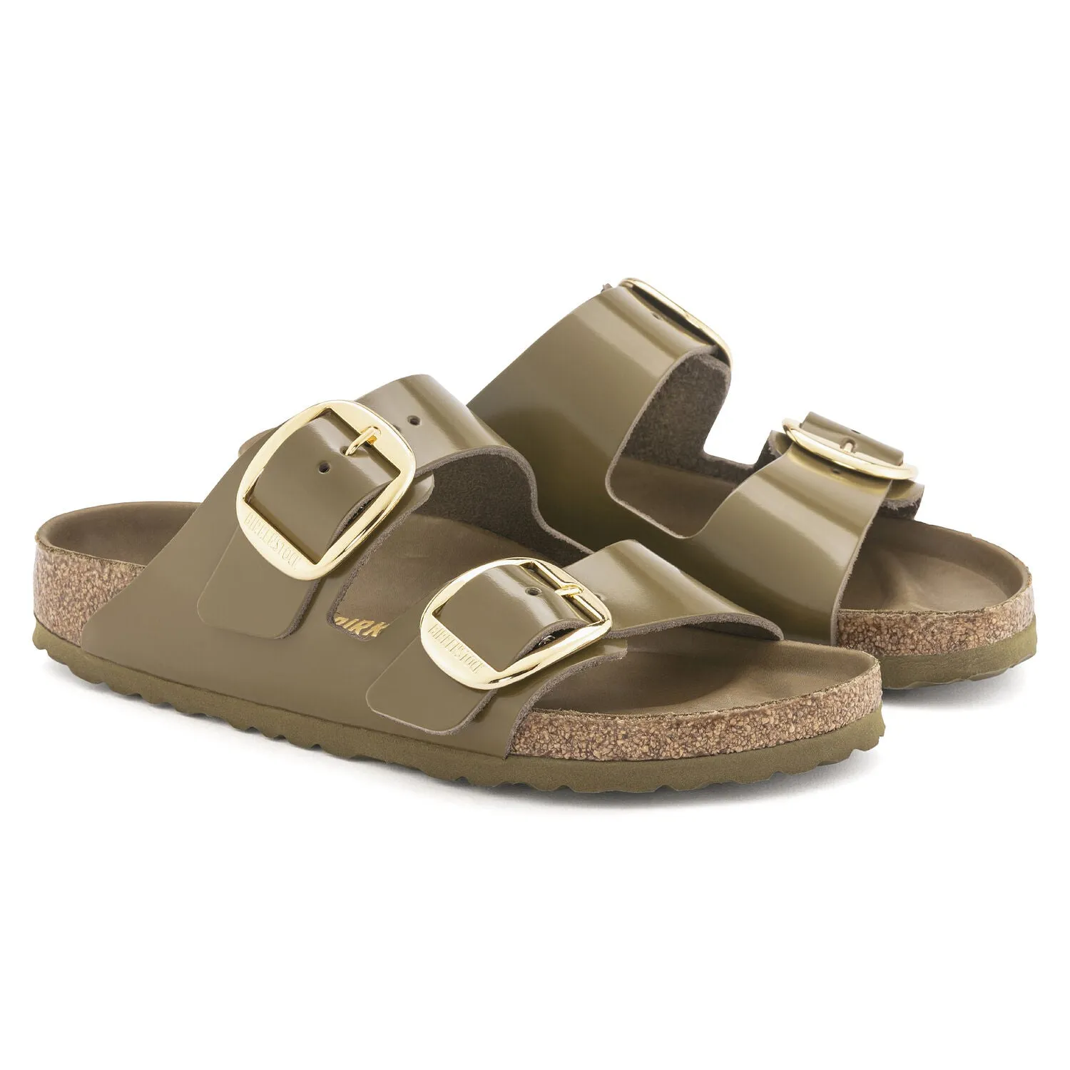 Birkenstock Arizona Big Buckle High-Shine Mud Green   