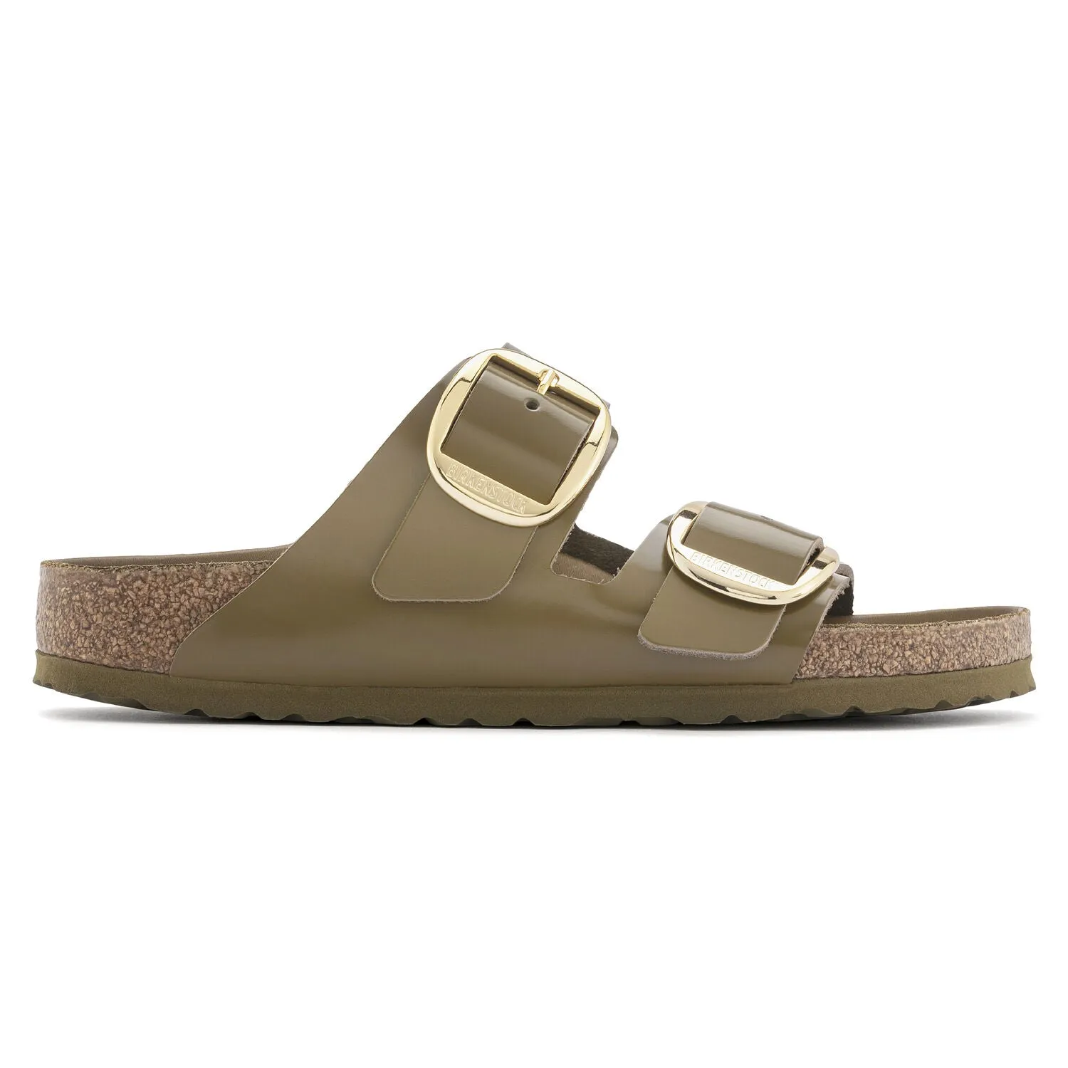 Birkenstock Arizona Big Buckle High-Shine Mud Green   