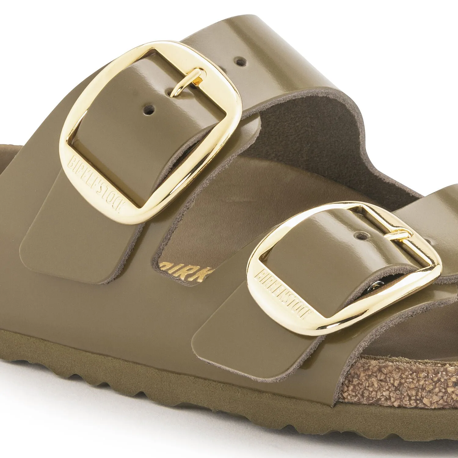 Birkenstock Arizona Big Buckle High-Shine Mud Green   