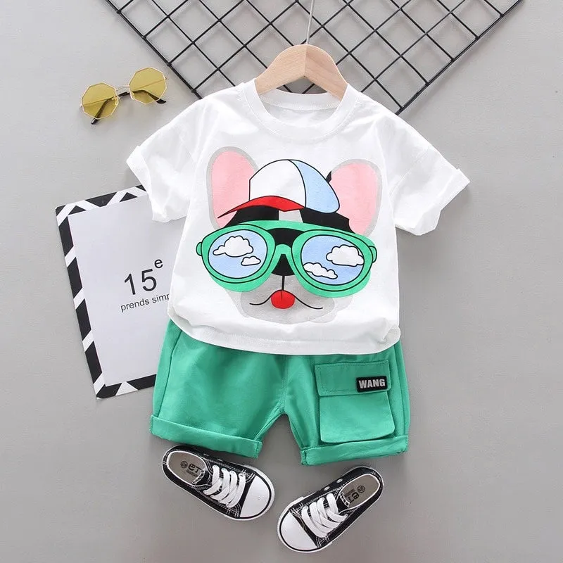 Boys Dog Image 2 Pcs Set - ONLY 5 LEFT !!!