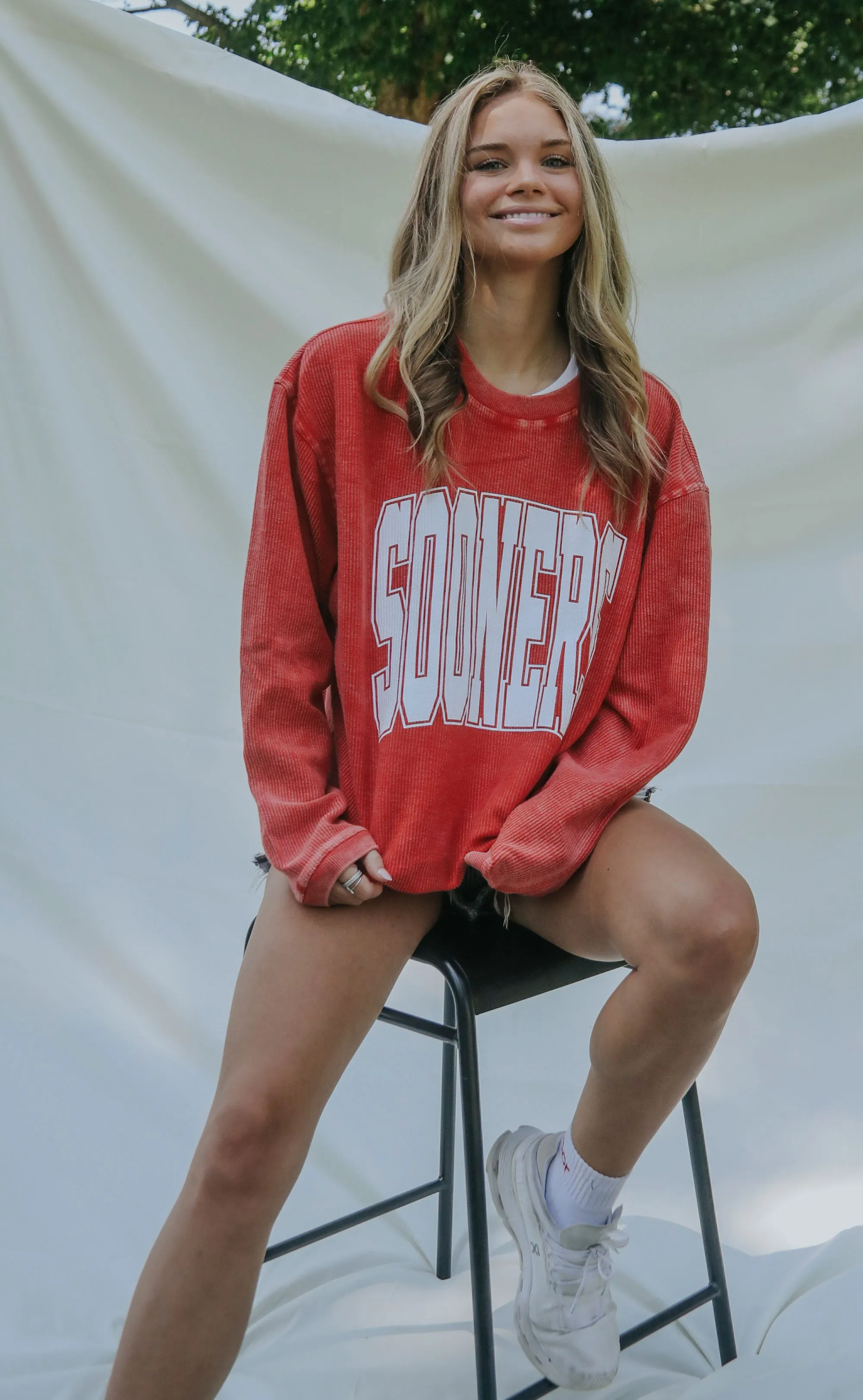 charlie southern: oklahoma colleigate corded sweatshirt - 2023