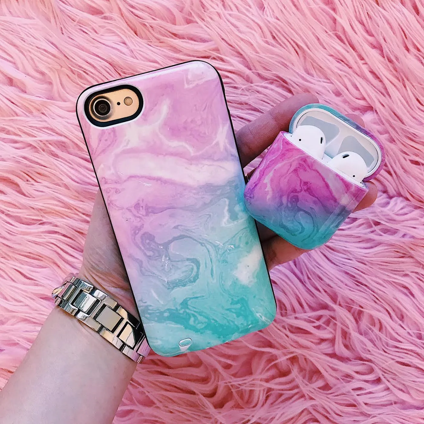 Cotton Candy AirPod Holder