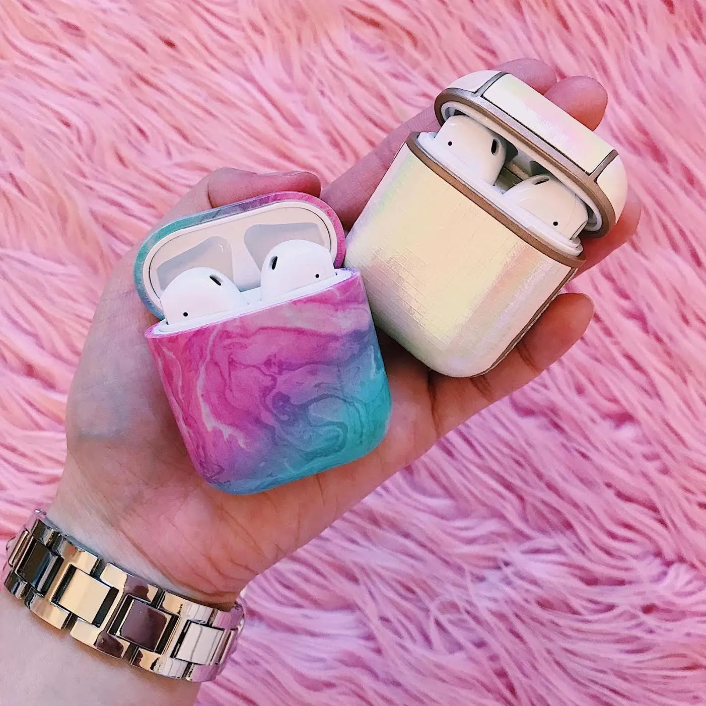 Cotton Candy AirPod Holder