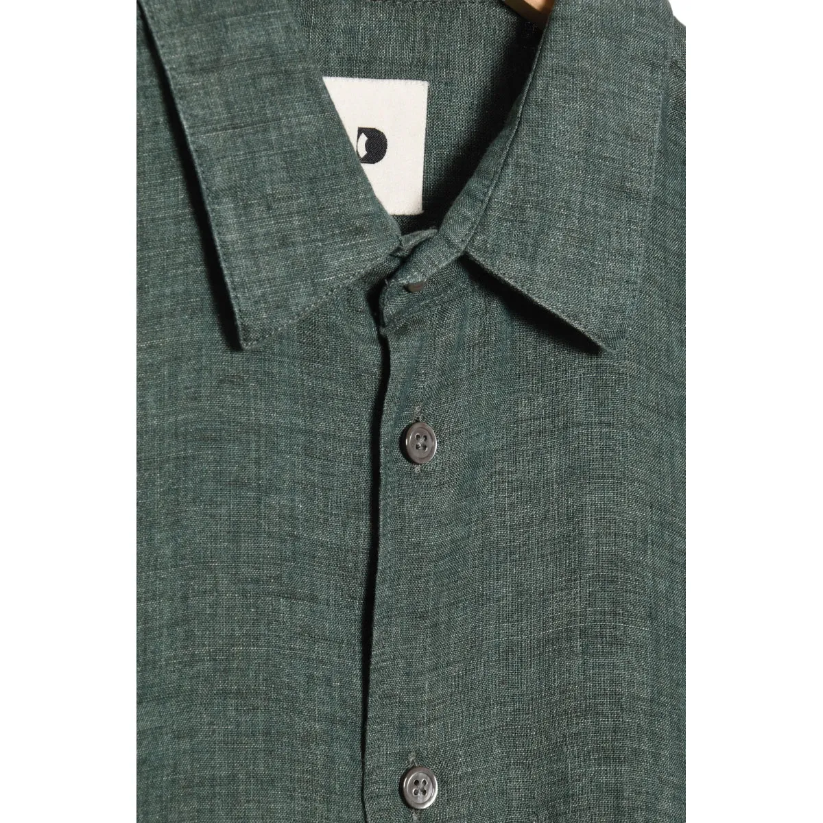 Delikatessen Feel Good Shirt green linen