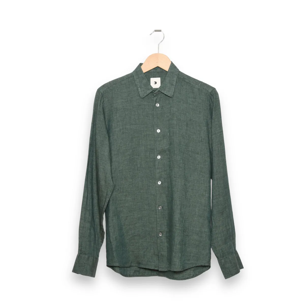 Delikatessen Feel Good Shirt green linen