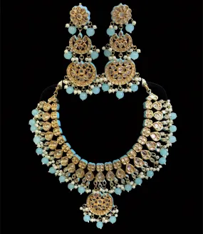 DNS111 Irina Feroza necklace set with earrings ( READY TO SHIP )