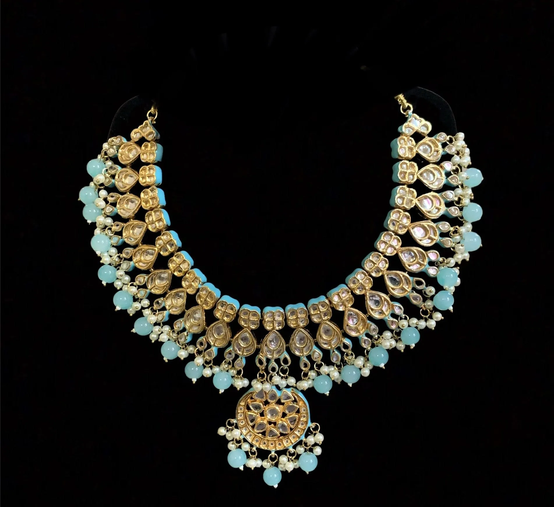 DNS111 Irina Feroza necklace set with earrings ( READY TO SHIP )