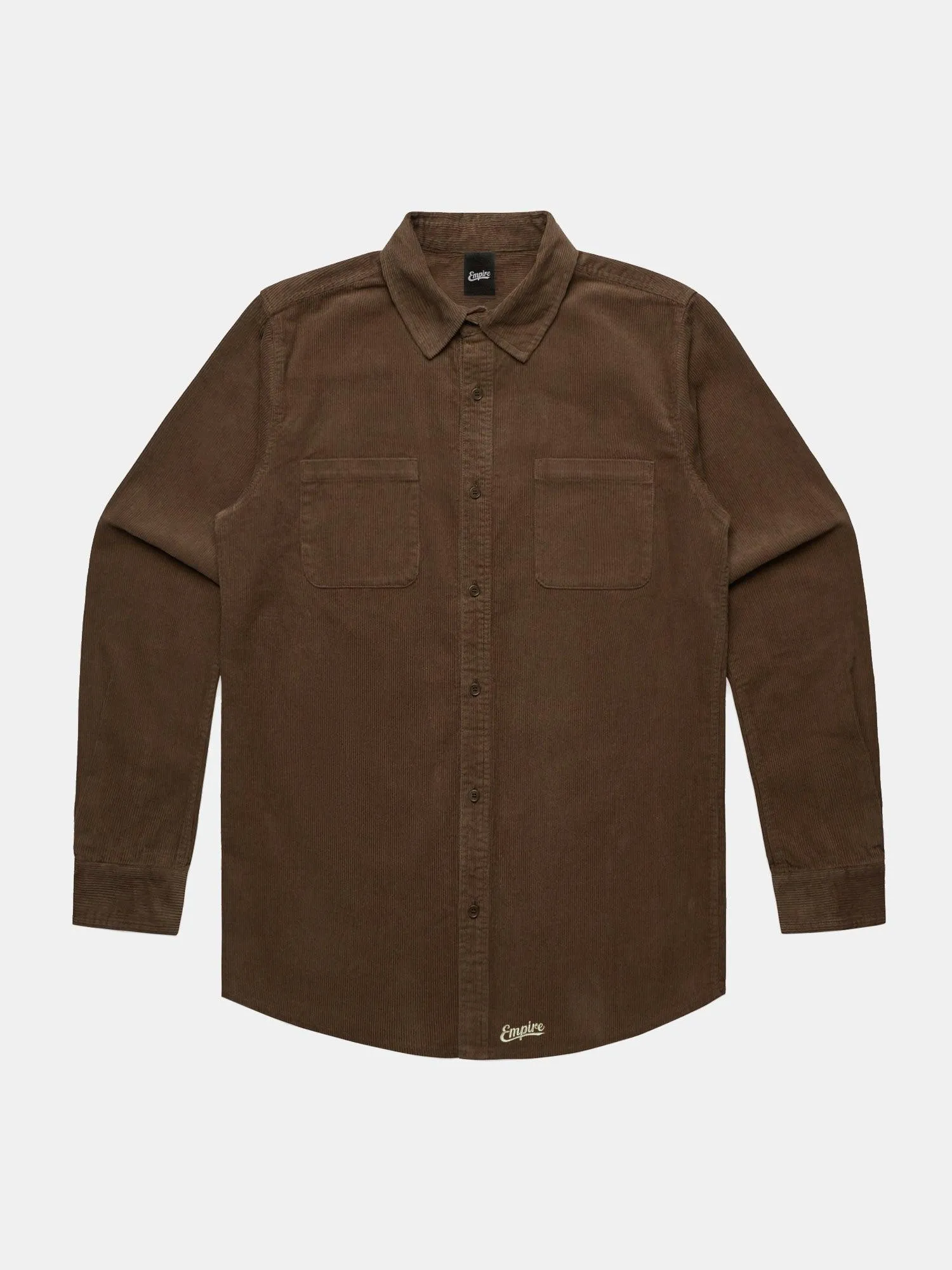 Empire Lines For Africa Cord Shirt - Brown