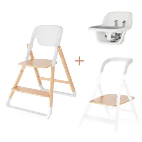 Ergobaby Evolve 3 in 1 Highchair Set - Natural Wood