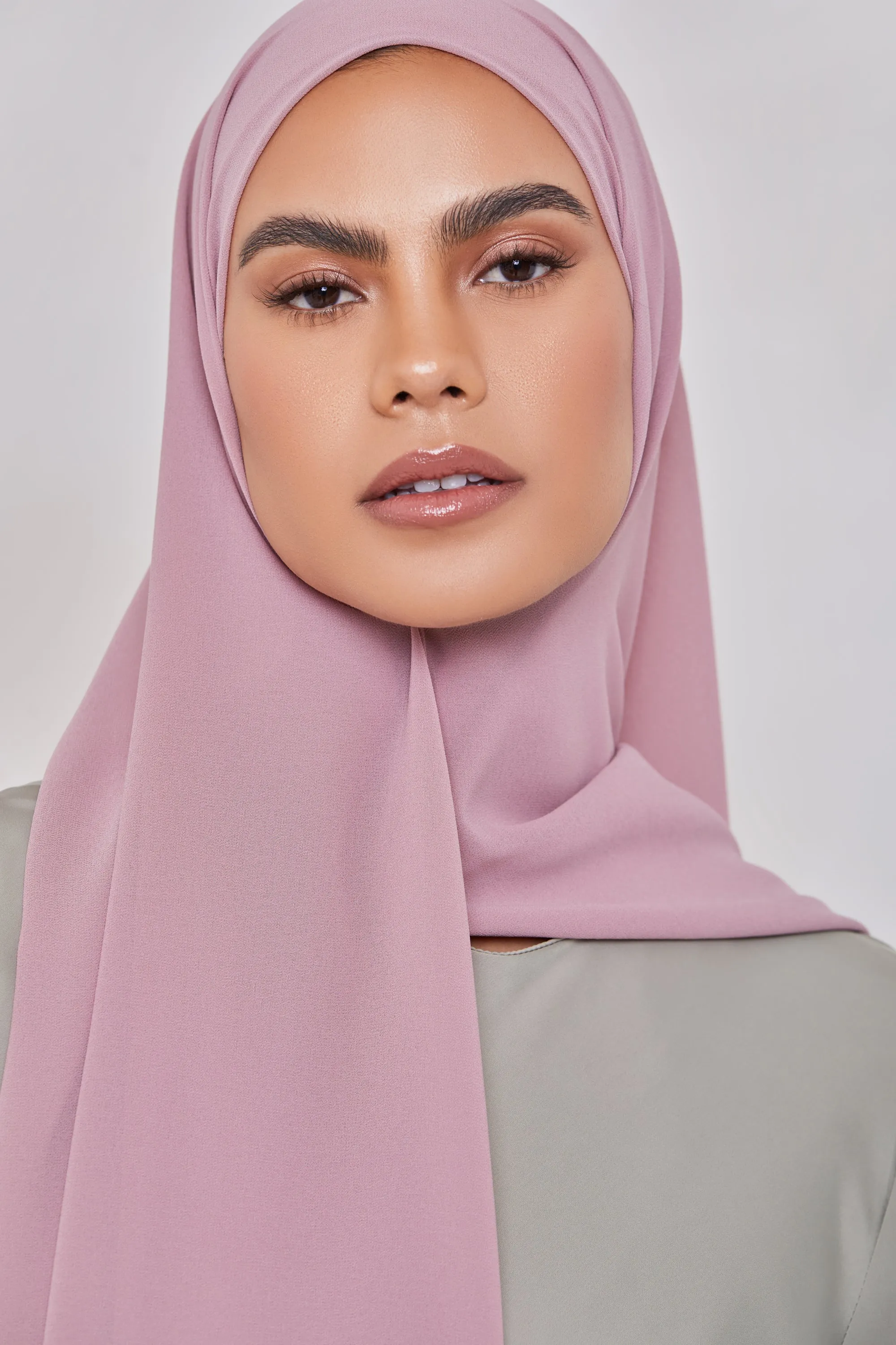 Essential Chiffon Hijab - Dusty Mauve