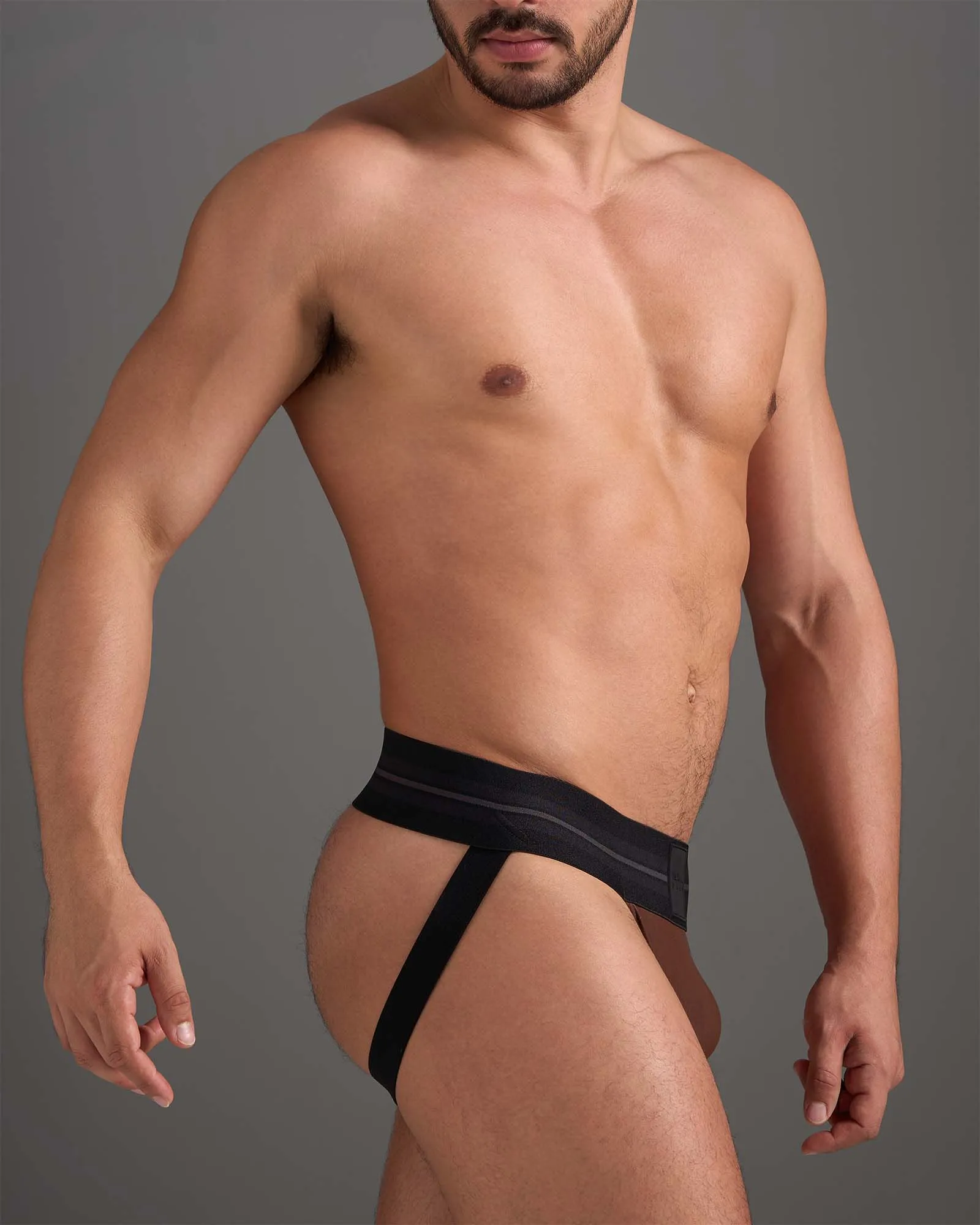 Flex Jockstrap - Faux Leather Saddle