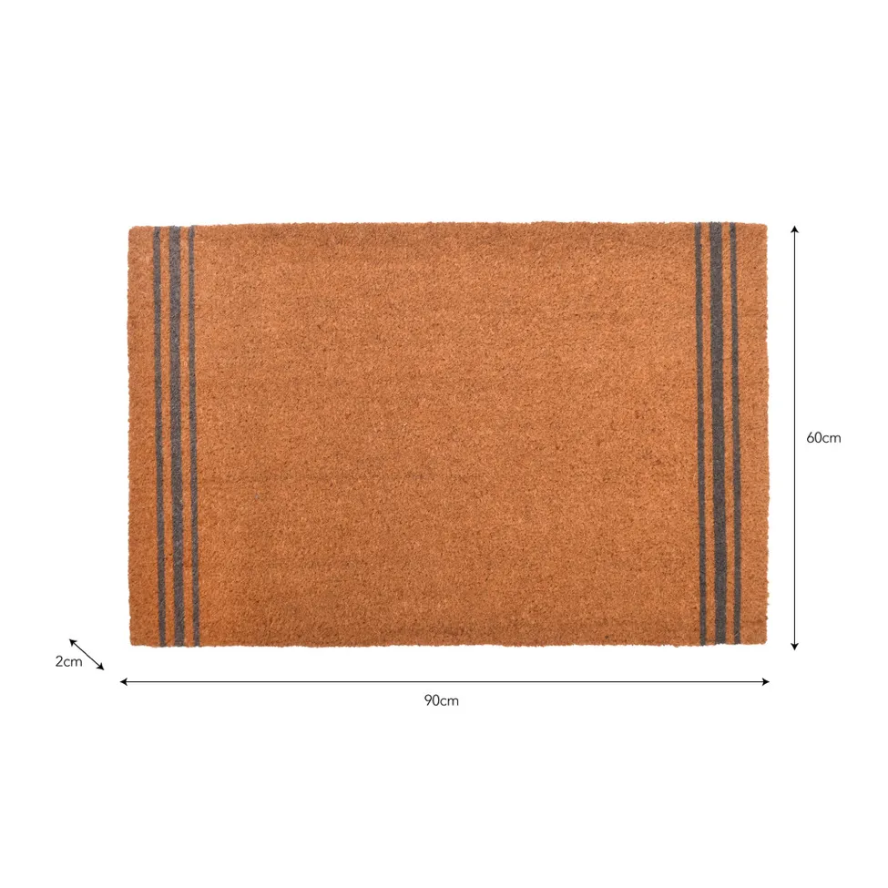 Garden Trading Triple Stripe Coir Star Doormats