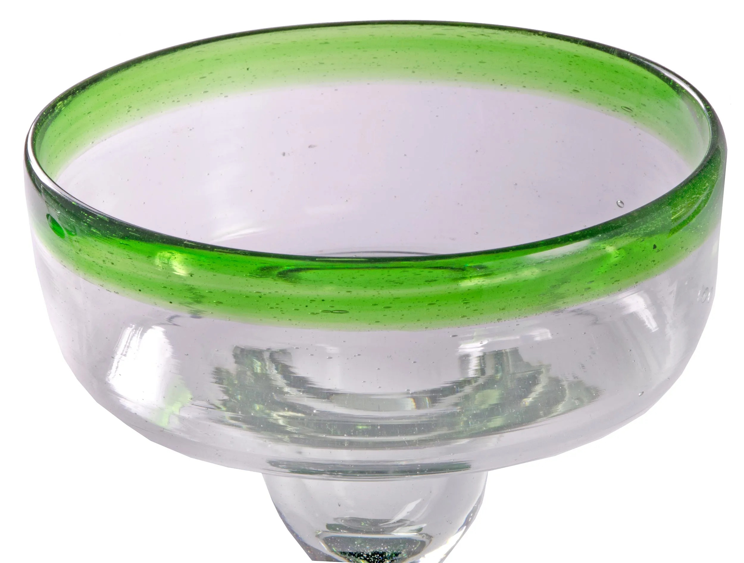 Green Rim Coupette Margarita - 12 oz - Set of 4