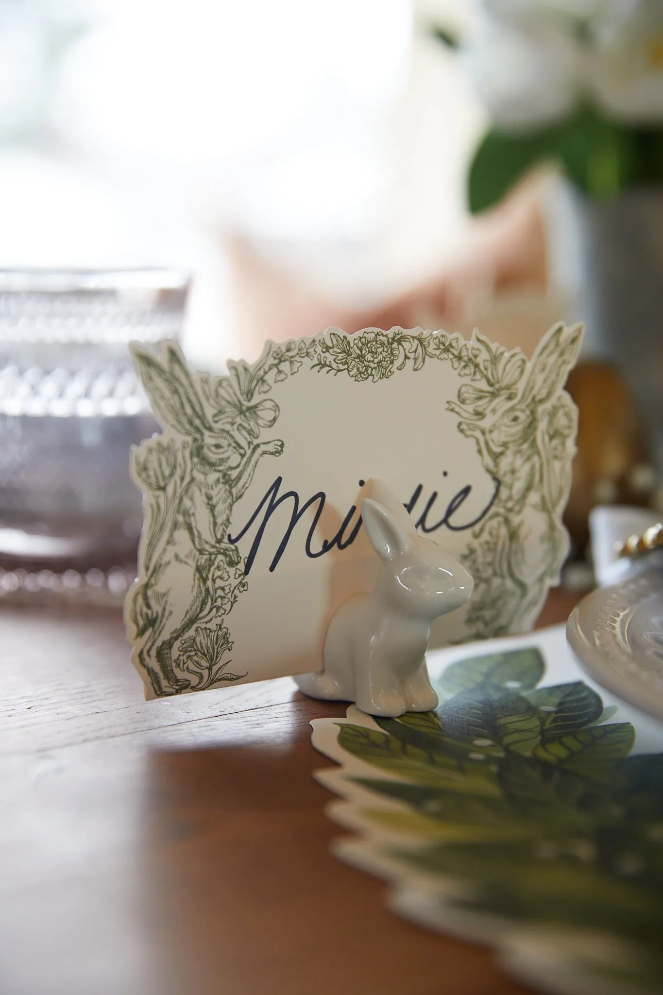 Greenhouse Hares Placecards