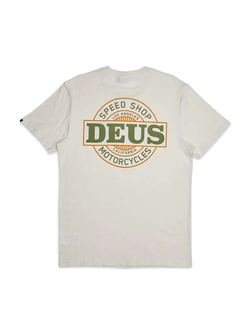 Hot Streak Tee | Vintage White | Deus Ex Machina