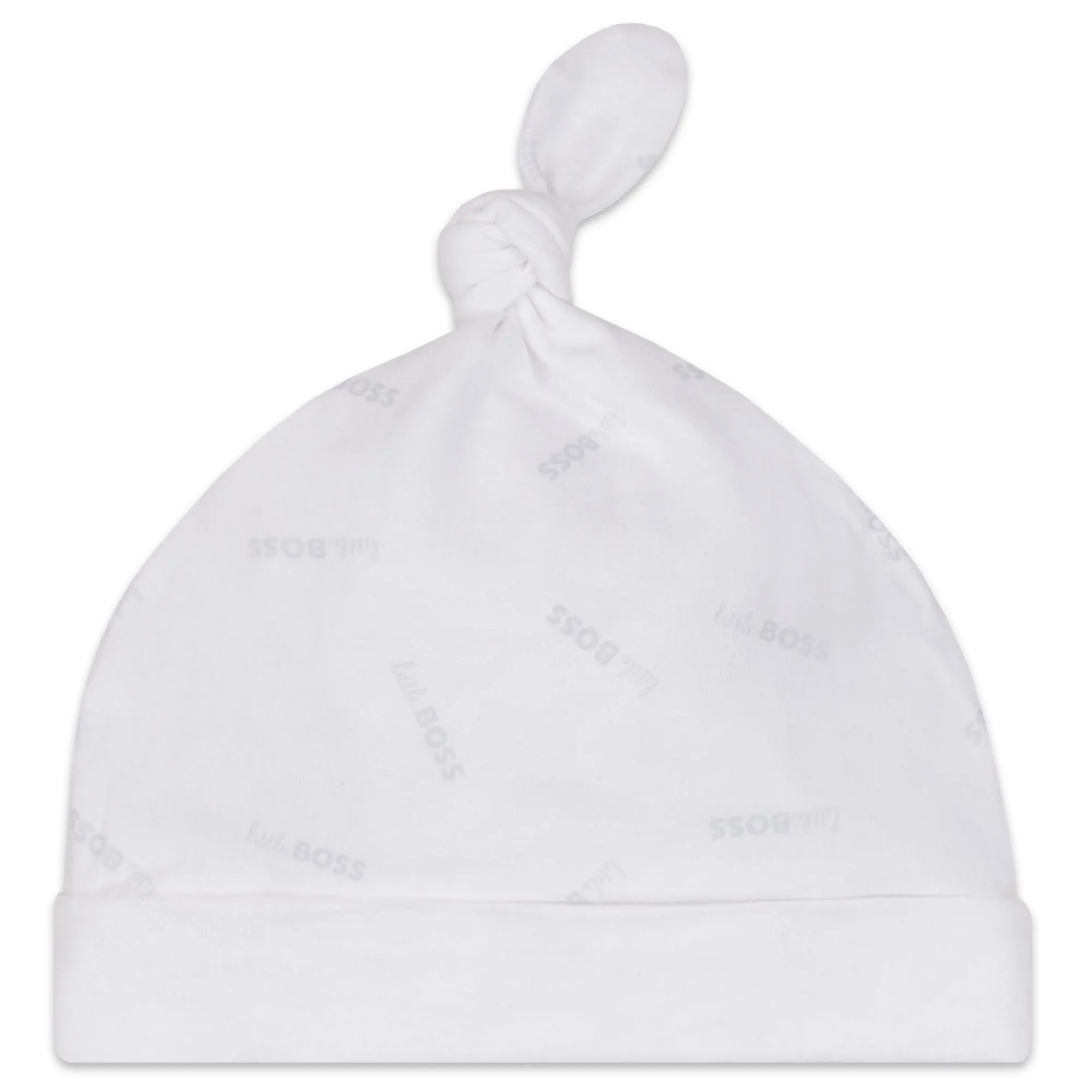 Hugo Boss Baby White Sleeper & Hat Set _ J98379-10B