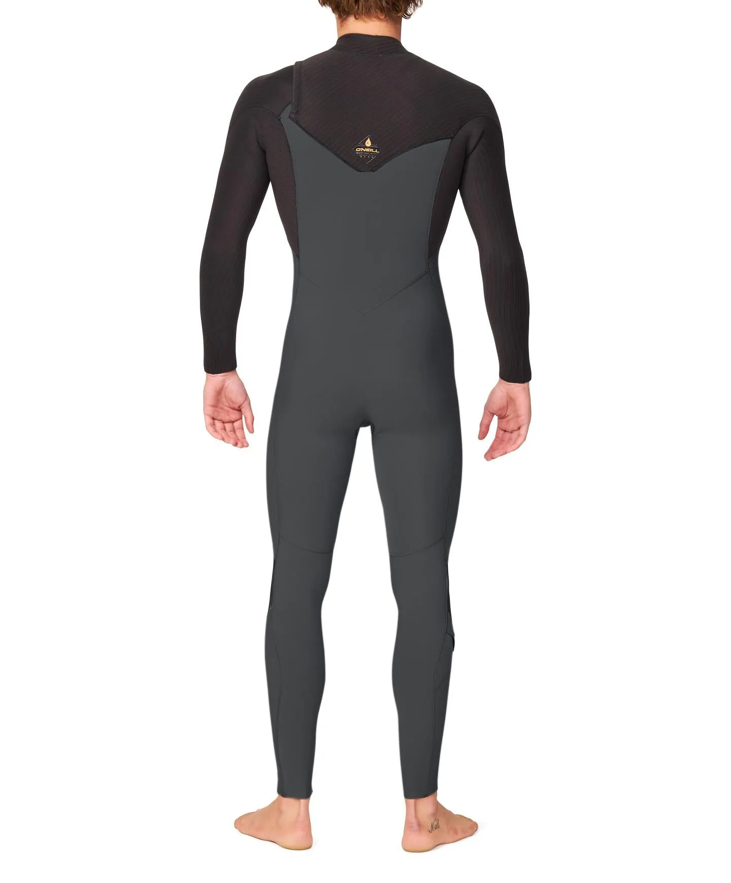 HyperFreak 4/3  Steamer Chest Zip Wetsuit - Grey Raven