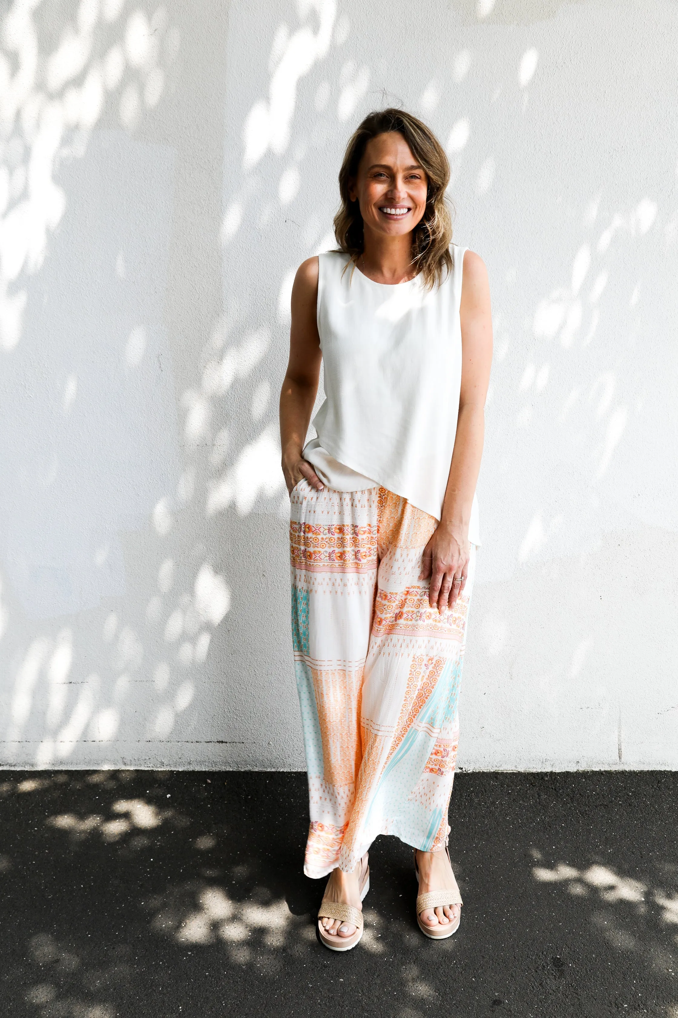 Laura Pants (Patchwork Print)