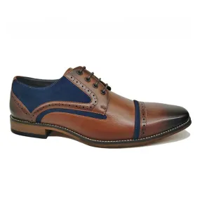 Marcozzi Formal Shoe | Zagreb Cognac/Navy