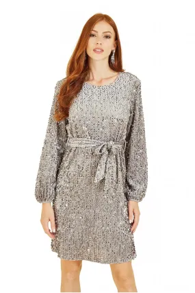 Mela London Sequin Smock Dress