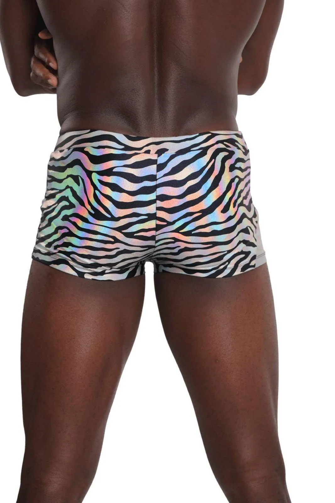 Mens Booty Shorts - Galactic Jungle