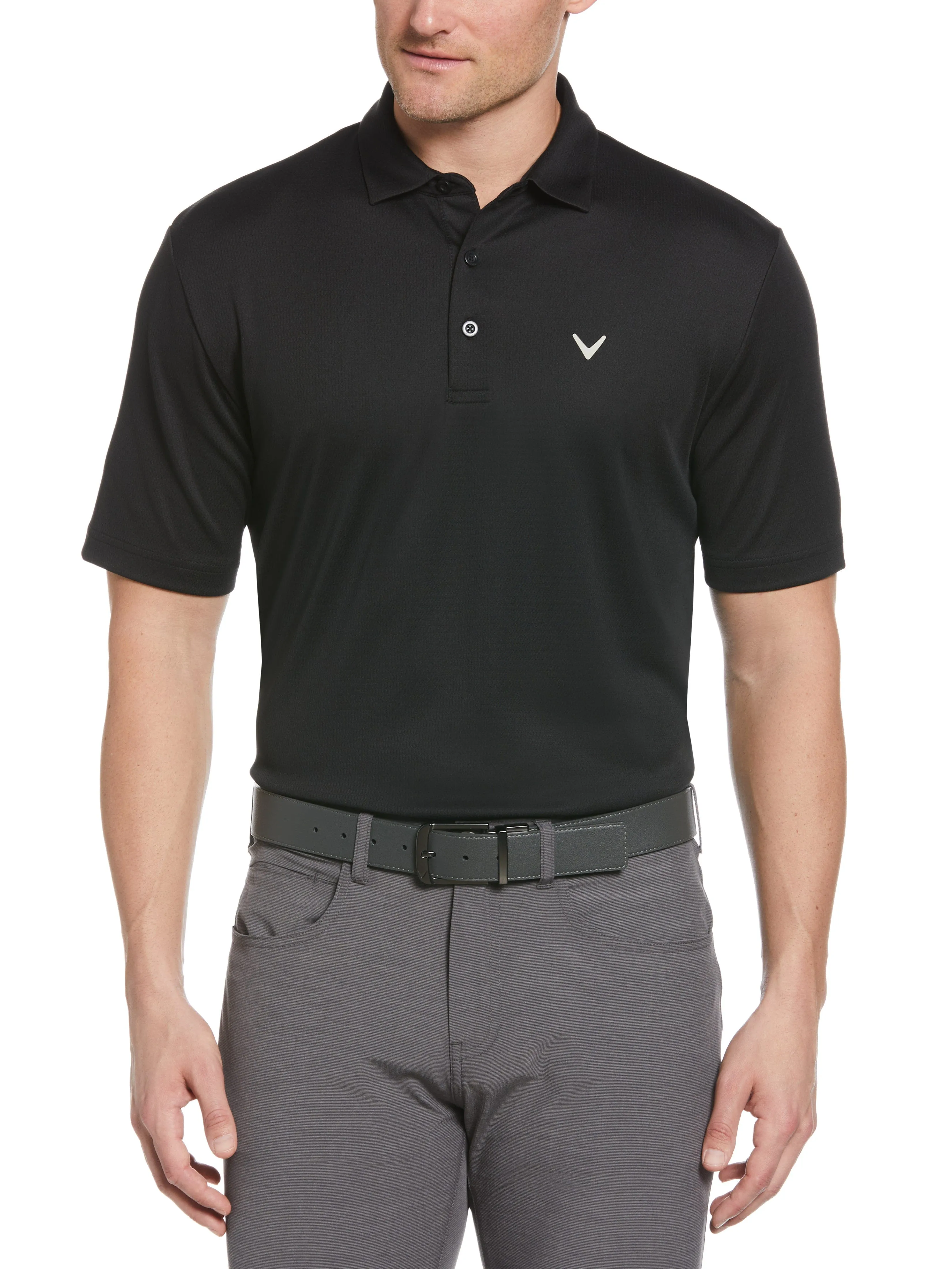 Mens Micro Texture Polo