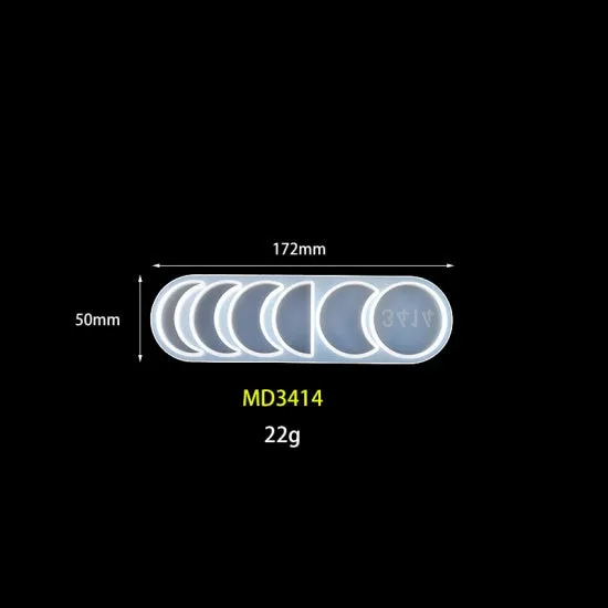 Moon Phases Mold, Silicone Mold for Resin, tol1419