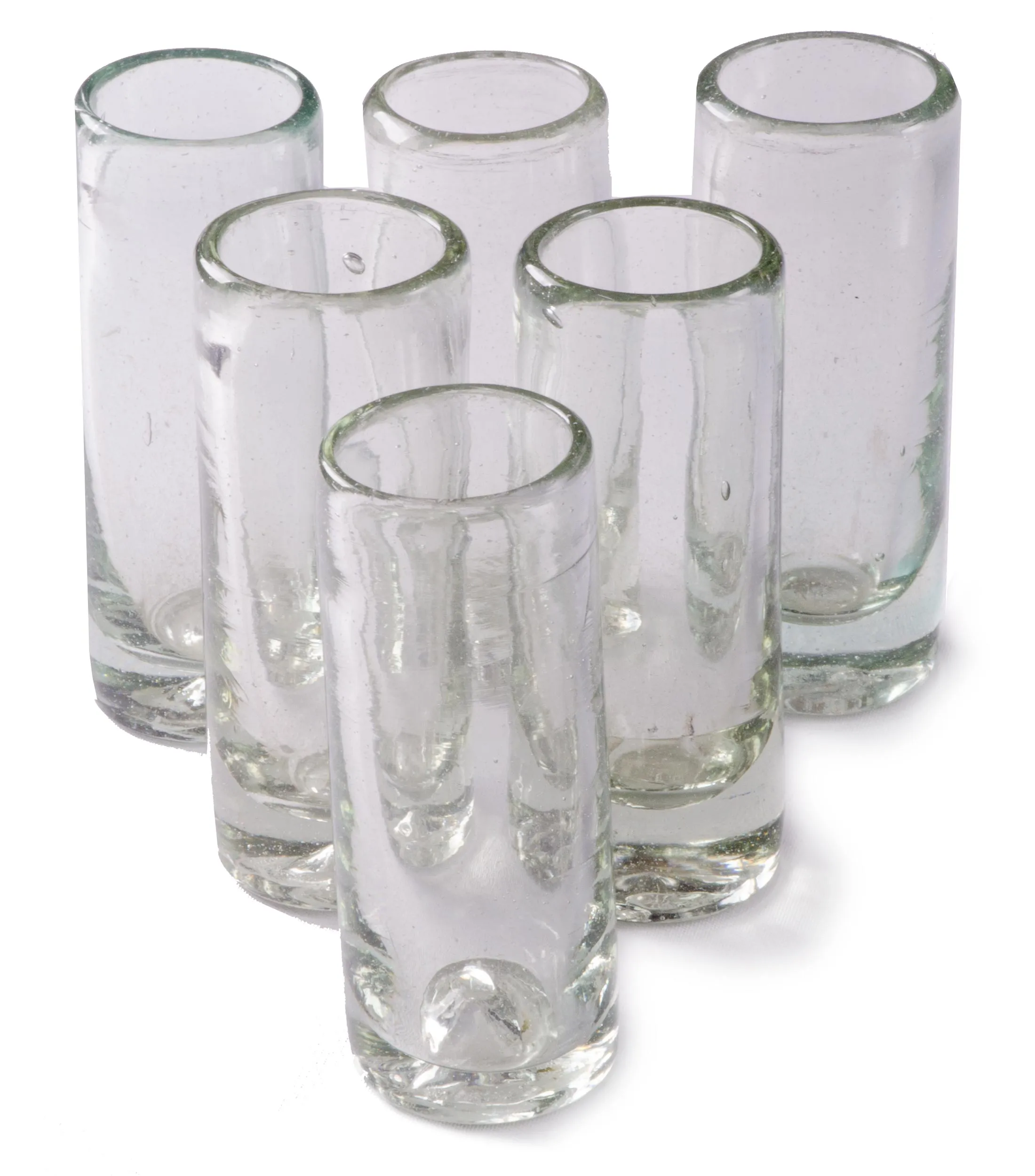 Natural Handcrafted Shot Glass - 2 oz - Set of 6