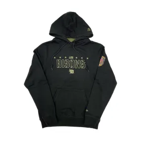 New Era Bisons Armed Forces Black Hoodie