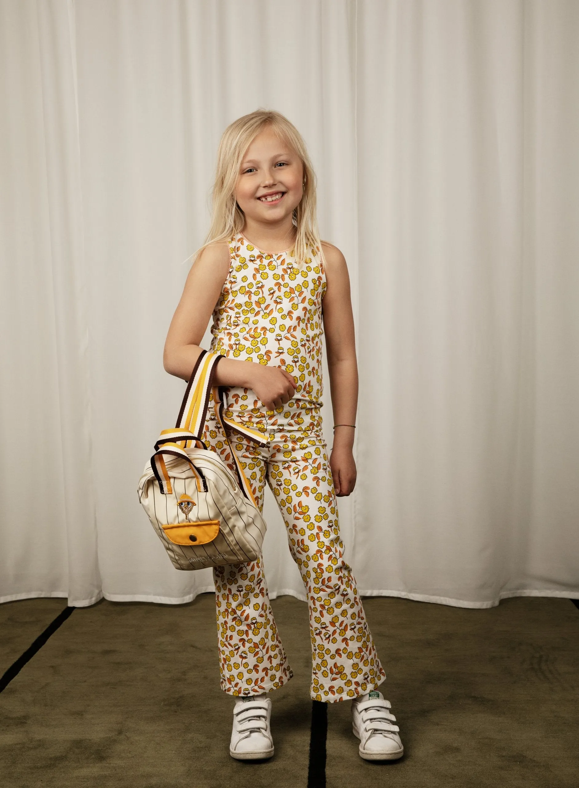 NEW Mini Rodini | Flowers aop flared trousers