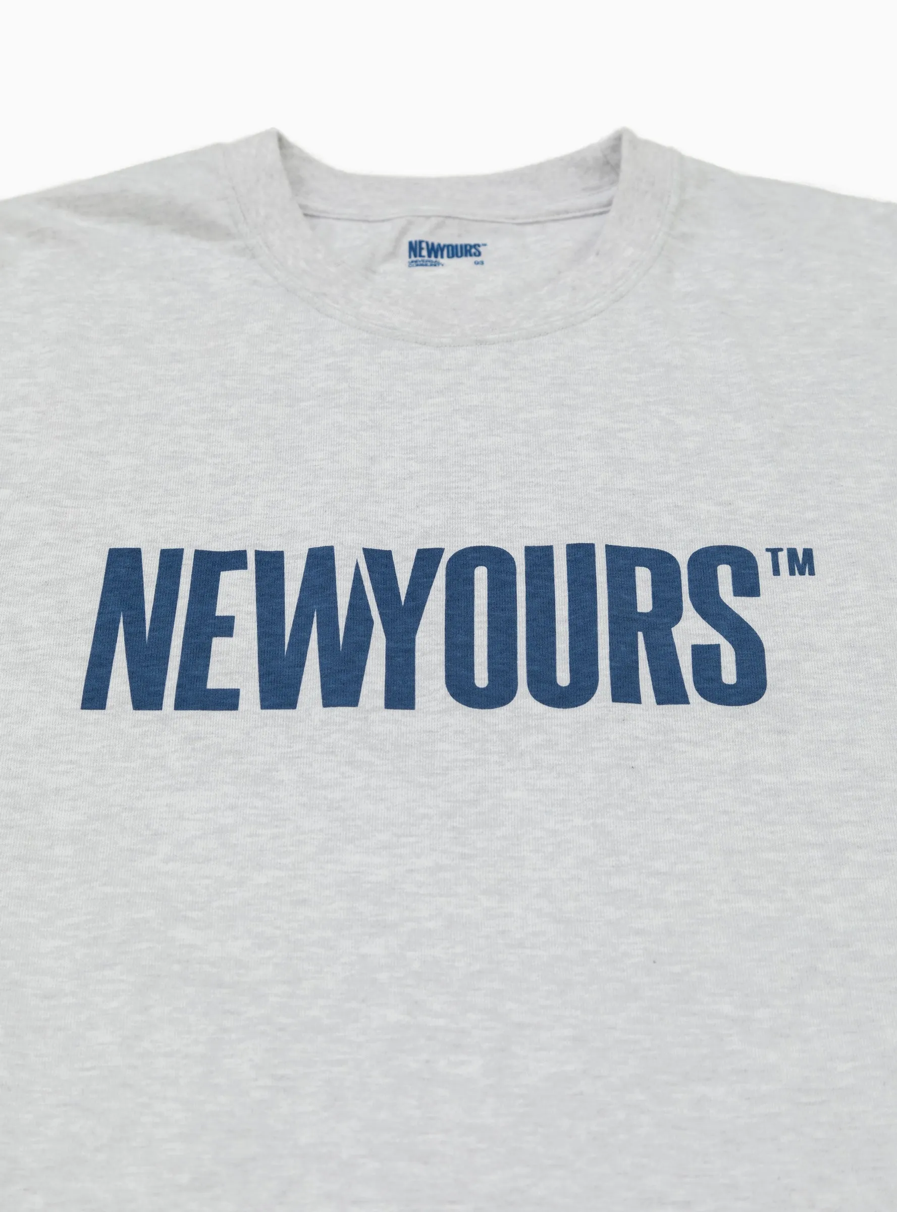 NEWYOURS TM T-shirt Light Grey & Navy