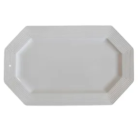 Nora Fleming Octagonal Platter Pinstripes O9