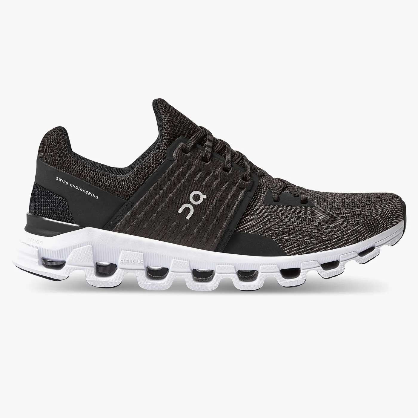 On Running Men's Cloudswift Shoes  - Black / Rock