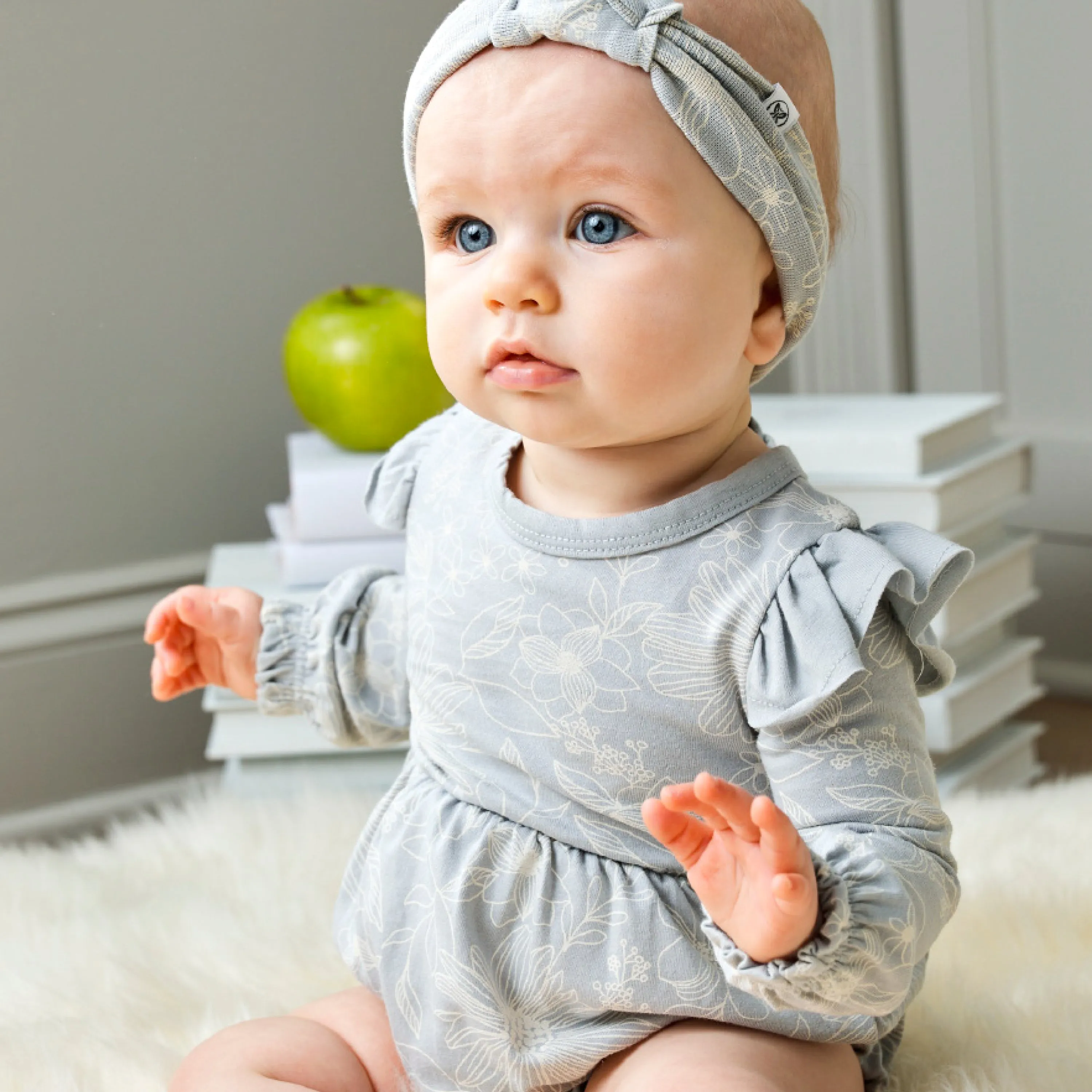 Organic Cotton Jumpsuit Romper Set