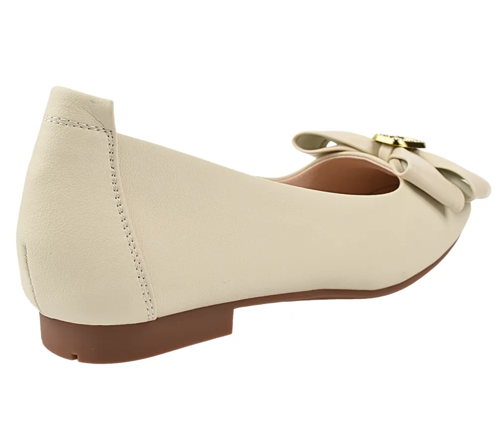 Pantofi casual, dama, FORMAZIONE, 90619 crem, piele naturala