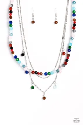 Paparazzi BEAD All About It Multi Necklace & Earring Set