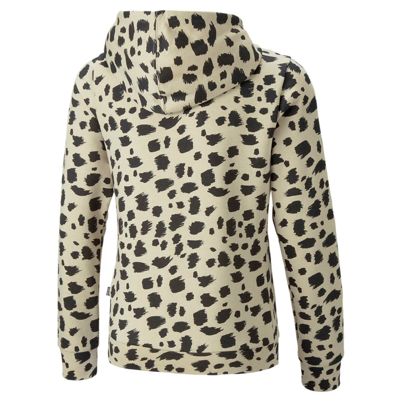 Puma Girls' sweatshirt with hood and full zip Ess Animal AOP 673517-88 granola