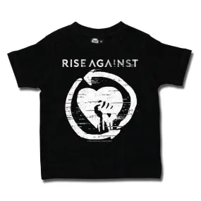 Rise Against Kids Black T-Shirt - Logo