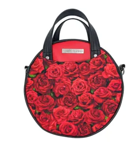 Roses of Passion Circle Crossbody Bag